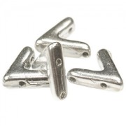 Perline in vetro avec 3 fori forme V AVA® Bead 10x4 mm Labrador x10