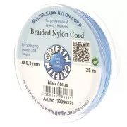 Filo di nylon europeo Griffin 0.3mm a 0.5mm Blue x25m