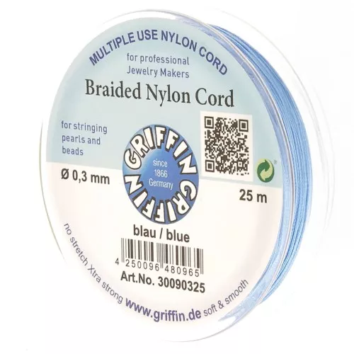 Filo di nylon europeo Griffin 0.3mm a 0.5mm Blue x25m