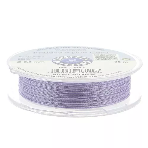 Filo di nylon europeo Griffin 0.3mm a 0.5mm Lillà x25m