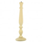 Pied de lampe en bois brut pour la création d'abat-jour 43 cm Classique x1