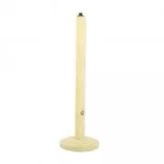 Pied de lampe en bois brut pour la création d'abat-jour 31 cm Tige x1