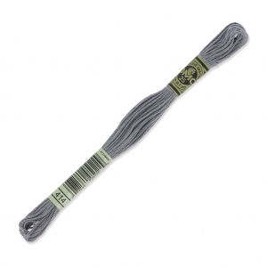 Filo da ricamo DMC Mouliné Spécial 117 MC Gris Souris (414) x8m