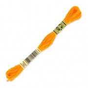 Filo da ricamo DMC Mouliné Spécial 117 MC Arancione chiaro (741) x8m|raw }}