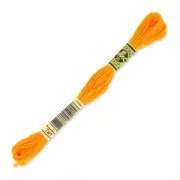 Filo da ricamo DMC Mouliné Spécial 117 MC Arancione chiaro (741) x8m