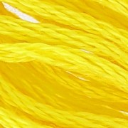 Filo da ricamo DMC Mouliné Spécial 117 MC Giallo sole (726) x8m