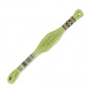 Filo da ricamo DMC Mouliné Spécial 117 MC Pistacchio (3348) x8m|raw }}
