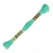 Filo da ricamo DMC Mouliné Spécial 117 MC Green Turquoise (959) x8m