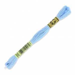 Filo da ricamo DMC Mouliné Spécial 117 MC Light Sapphire (800) x8m