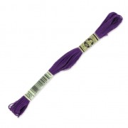 Filo da ricamo DMC Mouliné Spécial 117 MC Melanzana (550) x8m