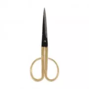 Forbici deco design House Doctor Bicolore 18 cm manico ottone lama nera