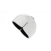 Embout Eco pour lacet 10 mm Placcatura argento anticox1