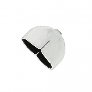 Embout Eco pour lacet 10 mm Placcatura argento anticox1
