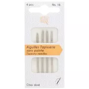 Aiguilles tapisserie sans pointe bout rond Mediac n°16  x4