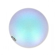 Perlina PureCrystal mezza forata 5818 mm. 8 Iridescent Light Blue Pearl|raw }}