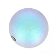 Perlina PureCrystal mezza forata 5818 mm. 8 Iridescent Light Blue Pearl