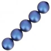 Perline PureCrystal 5810 mm. 5 Iridescent Dark Blue Pearl x15
