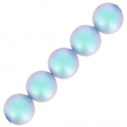 Perline PureCrystal 5810 mm. 3  Iridescent Light Blue Pearl x20|raw }}
