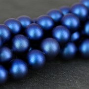 Perline PureCrystal 5810 mm. 3  Iridescent Dark Blue Pearl x20