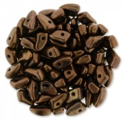 Perline in vetro Prong Beads 1 trou 3x6 mm Dark Bronze x5g
