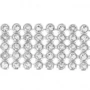 PureCrystal Crystal Aerial Mesh 40401 5 fili 13mm Crystal x5cm
