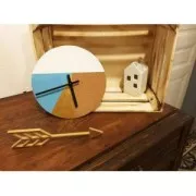 Lancette per orologio da decorare e personalizzare gouttes 6 et 9 cm Nero