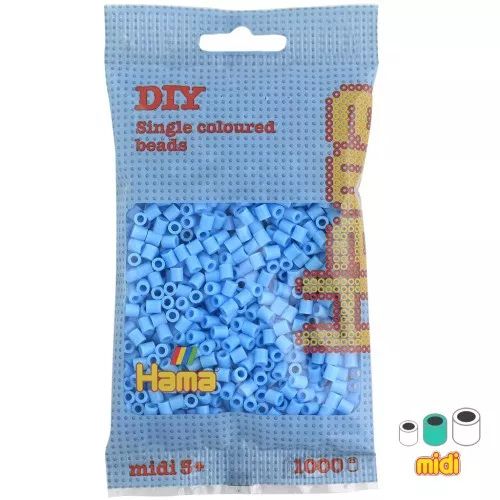 Perle da stirare Hama MIDI 5 mm Azzurro (n°46) x1000