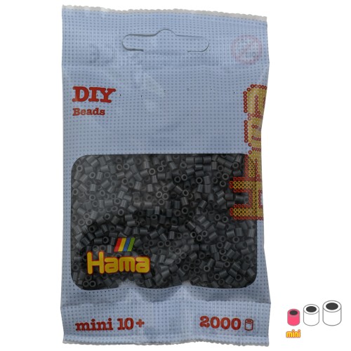 Perle Hama Mini Grigio Scuro (n°71) x2000