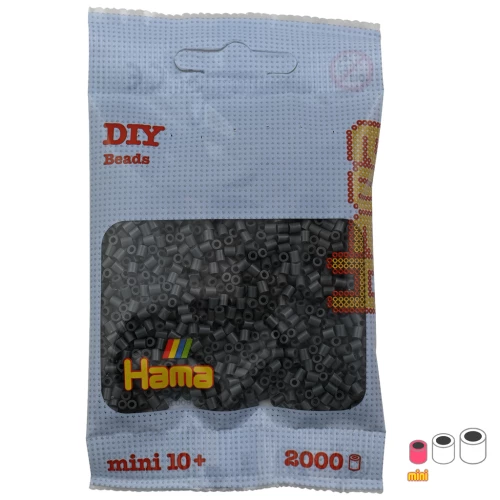 Perle Hama Mini Grigio Scuro (n°71) x2000