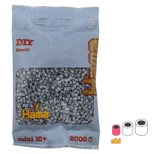 Perle Hama Mini Grigio Chiaro (n°70) x2000