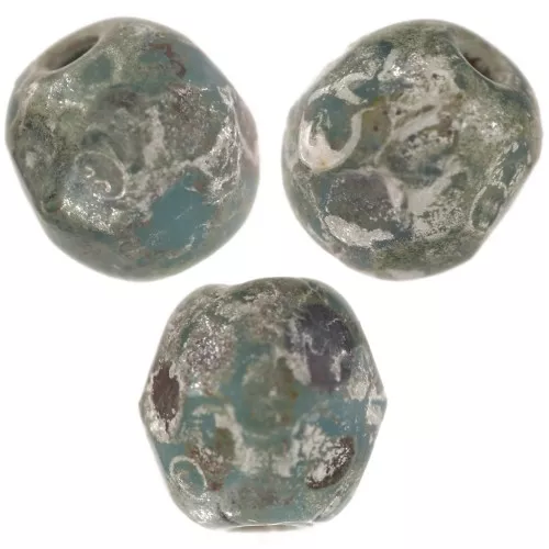 Turchese Picasso opaco sfaccettato da 4 mm x50