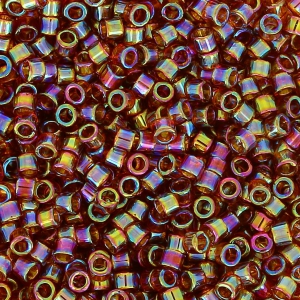 Miyuki Delica 11/0 DB0170 - Transparent Topaz AB x8g