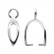 Attacco pendente vuoto 12 mm in Argento 925 x1|raw }}