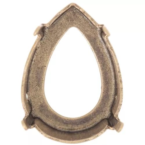 Castone PureCrystal 4320 pera mm. 18x13 colore bronzo