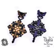 Perles en verre tchèque Honeycomb Jewel 6 mm Light Siam Luster x20