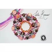 Perle in vetro Rep. Ceca Honeycomb Jewel 6 mm Crystal Full Dorado x20