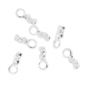Mini chiudicordoncino mm. 0.5 à 0.9 Argento 925 x6