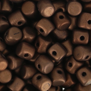 Minos® di Puca® 2.5x3 mm Dark Bronze Mat x5g