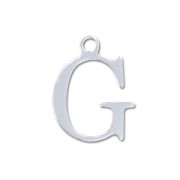 Ciondolo lettera G - mm. 9.5 in Argento 925 x1|raw }}