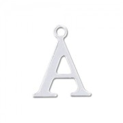 Ciondolo lettera A - mm. 9.5 in Argento 925 x1|raw }}