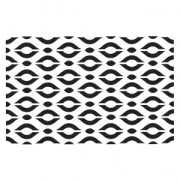 Stencil decorativo modello medio 10x15 cm Perle a goccia