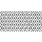 Rullo in legno per pasta polimerica 100x15mm diamanti