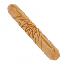 Rullo in legno per pasta polimerica 100x15mm illusione sole