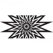 Rullo in legno per pasta polimerica 100x15mm illusione sole