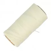 Bobina di filo cerato Linhasita per micro macramè 1 mm - Naturale x168m