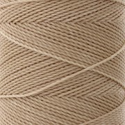 Bobina di filo cerato Linhasita per micro macramè 1 mm - Tan (382) x168m