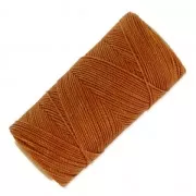 Bobina di filo cerato Linhasita per micro macramè 1 mm - Camel Brown (498) x168m