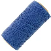 Bobina di filo cerato Linhasita per micro macramè 1 mm - Blu (692) x168m