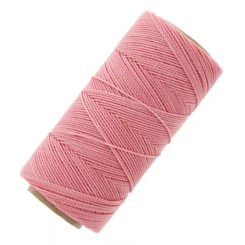 Bobina di filo cerato Linhasita per micro macramè 1 mm - Salmone (324) x168m