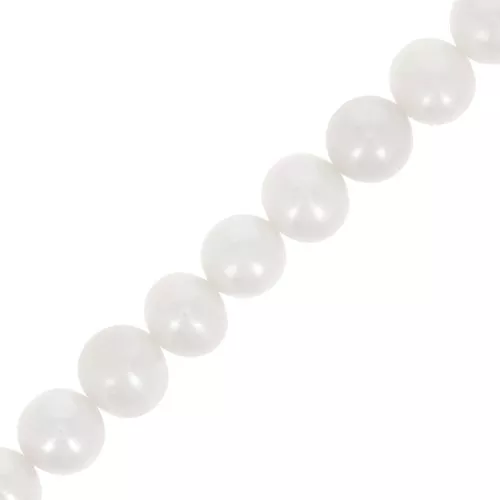 Tonde mm. 8 mm bianco x4